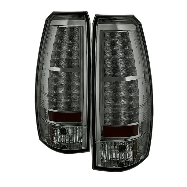 2007-13 Chevy Avalanche Red Lens LED Brake Tail Light Signal Lamp L+R Side Pair 